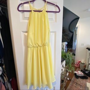 Yellow Flowy Dress